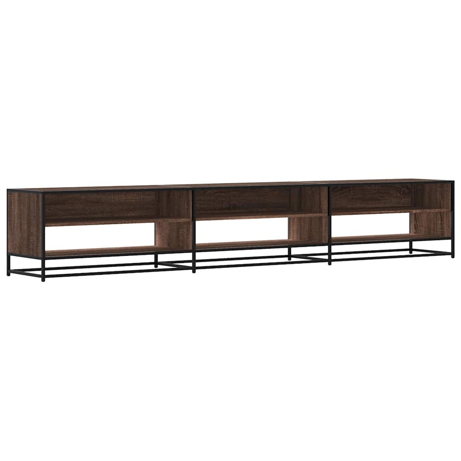 vidaXL TV-Schrank Braun Eichen-Optik 270x40x46 cm Holzwerkstoff 3300814