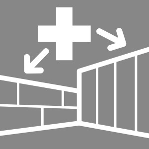 Symbol für Diephaus Maximo Mauersystem: Flexibler Aufbau mit Mauersteinen und Pfeilerelementen.