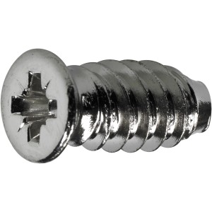 Nahaufnahme: Hettich Holzschraube, Senkkopf, PZ-Antrieb, Ø 6,3 x 10,5 mm, verzinkt.