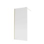baliv Duschwand DUK-120.180 Walk-In Gold, 90x200 cm, mit Stabilisationsstange.