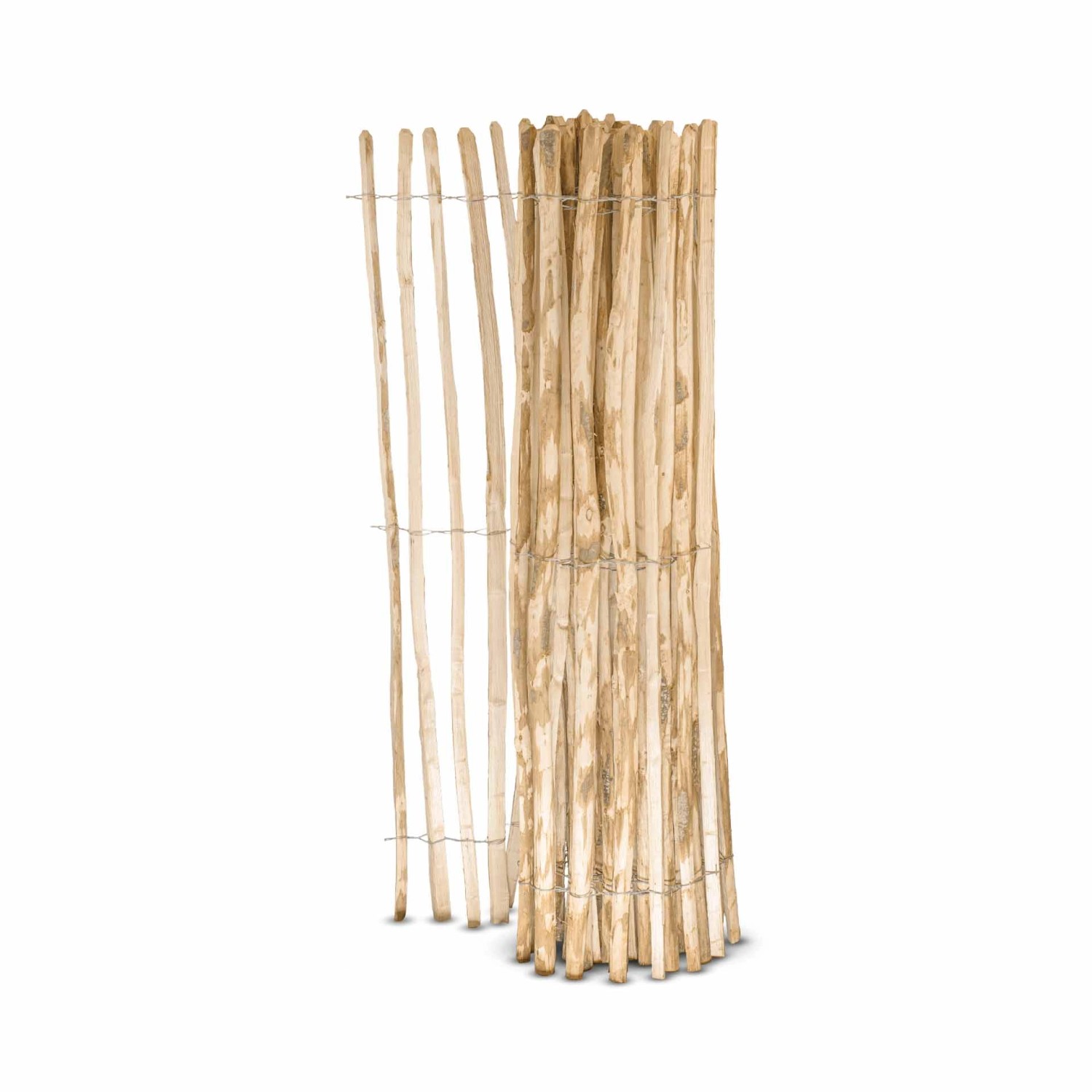 Stiltreu Englischer Staketenzaun Kastanie 500 cm x 180 cm Lattenabstand 4-6 günstig online kaufen