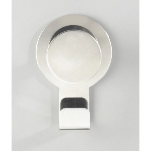 Wenko Wandhaken Blandas, Chrom, Edelstahl, glänzend. Handtuchhalter für Bad & Küche.