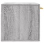 vidaXL Wandschrank, Grau Sonoma, 60x36,5x35 cm, Holzwerkstoff, Büroschrank.