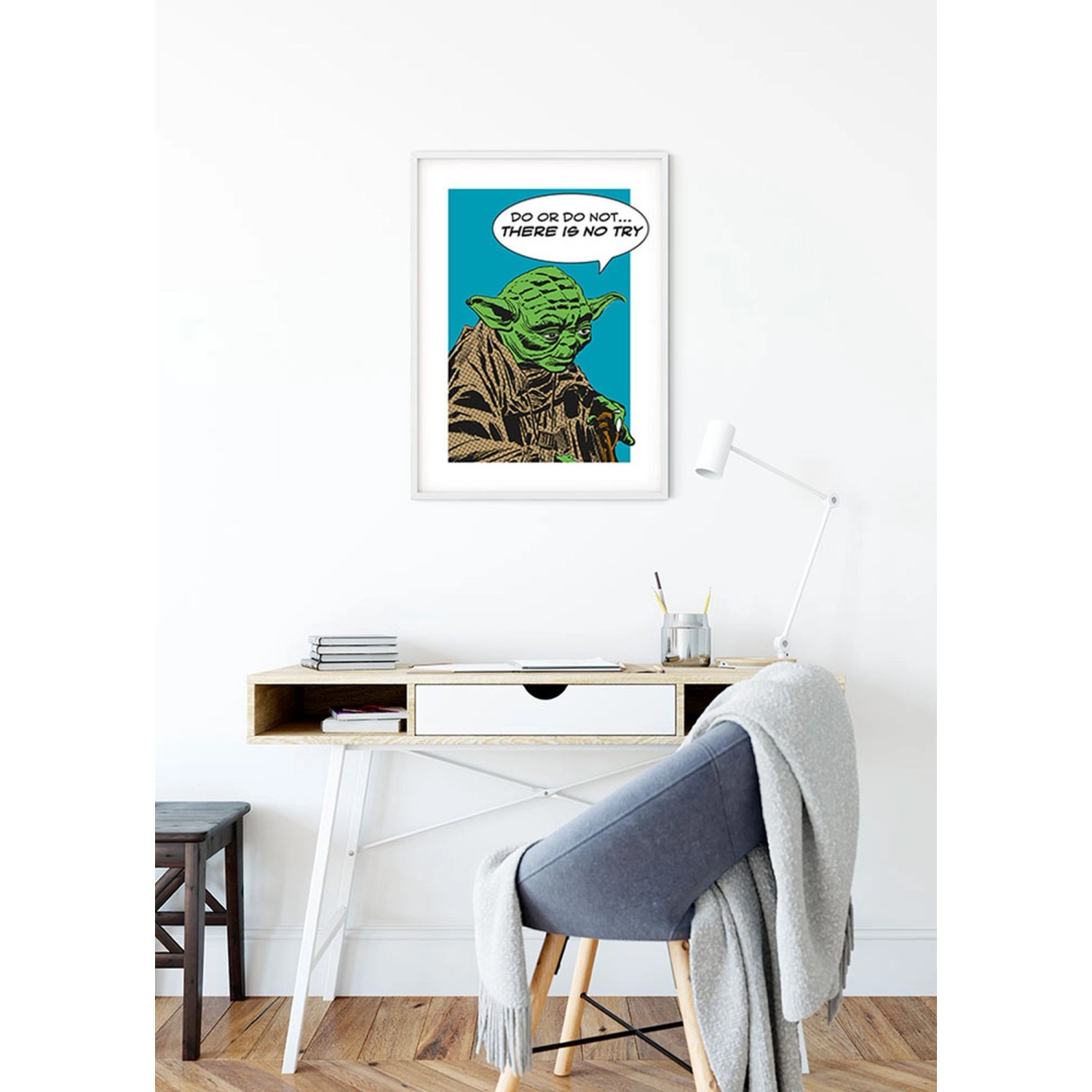 Disney Poster Star Wars Yoda Multicolor 50 x 70 cm 610250 günstig online kaufen