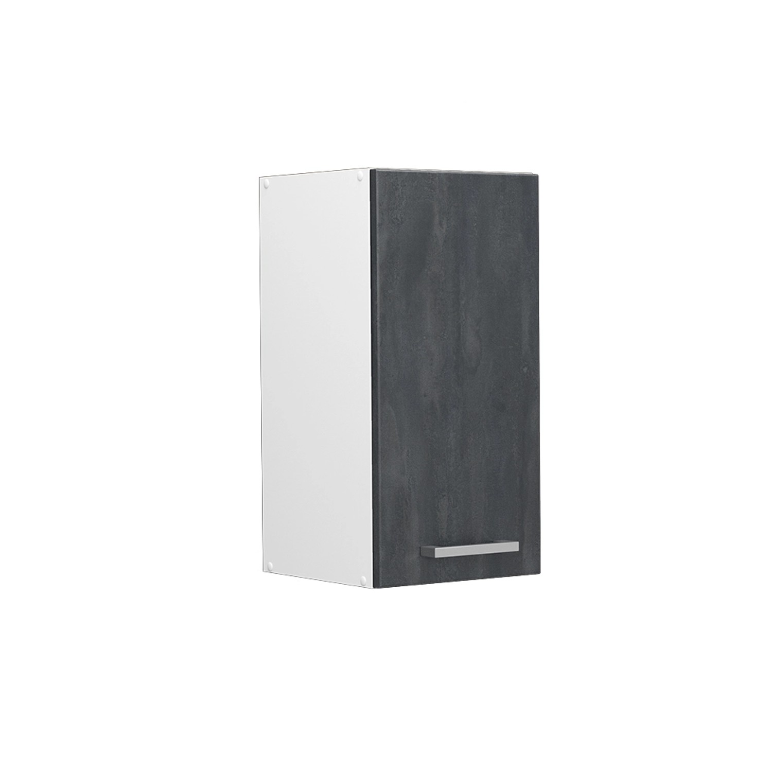Vicco Hängeschrank R-Line Hängender Küchenschrank Schwarz Beton/Weiß 30 cm