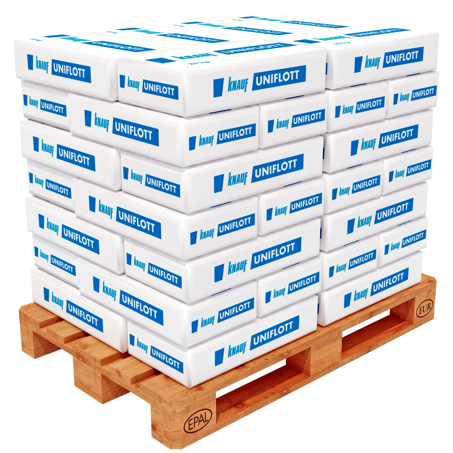 Knauf Uniflott Spachtelmasse 25 kg (42 Säcke - 1050 kg) 1 Palette