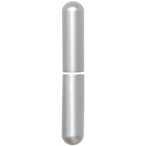 SFS Zierhülse für Einbohrbänder, Aluminium verchromt matt, 20x112mm. Zweiteilige, runde Abdeckung für Bänder.