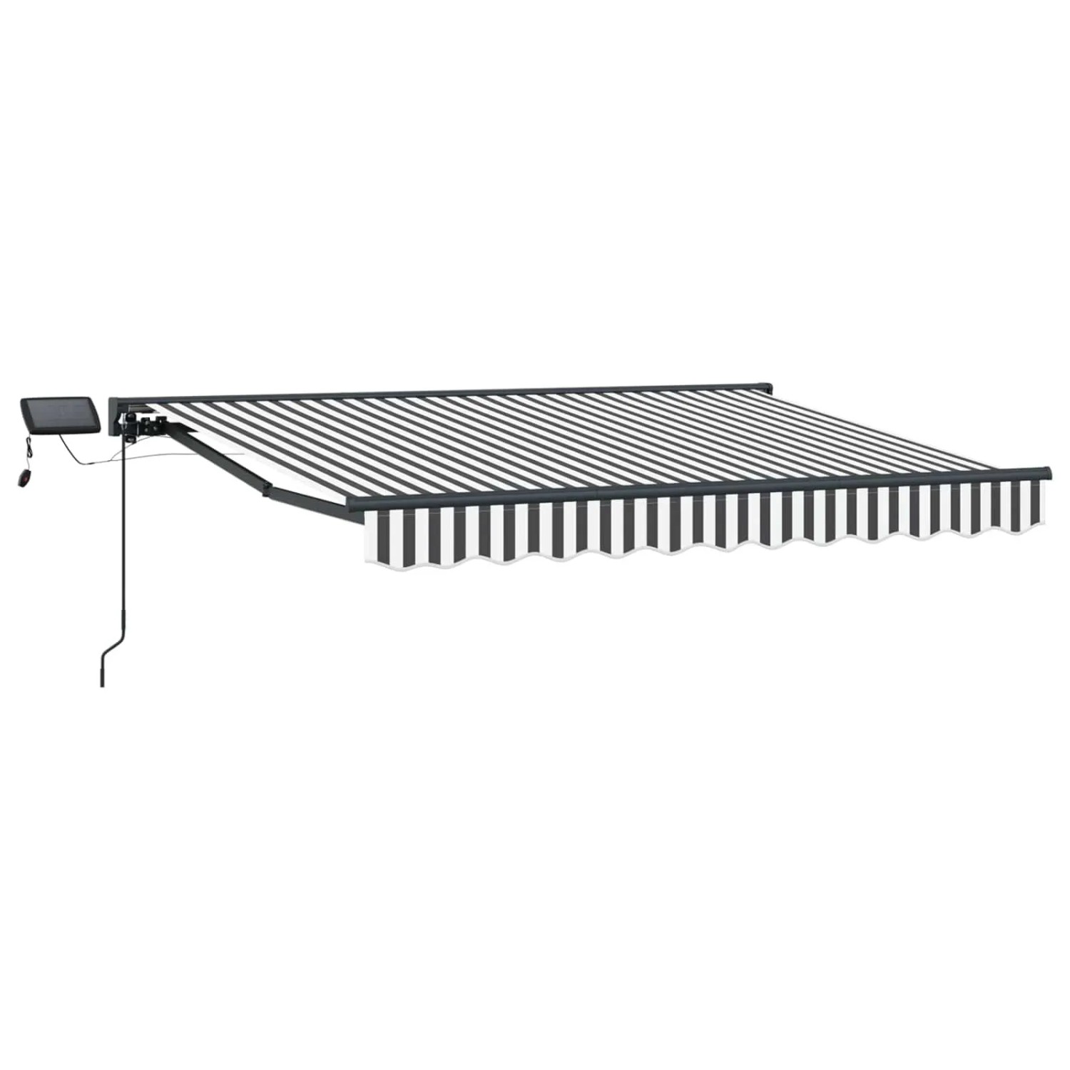 vidaXL Manueller Markisenrahmen mit LEDs 3,5 x 2,5 m 3420826