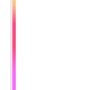 Weiße Philips Hue Gradient Signe Tischleuchte mit Farbverlauf.