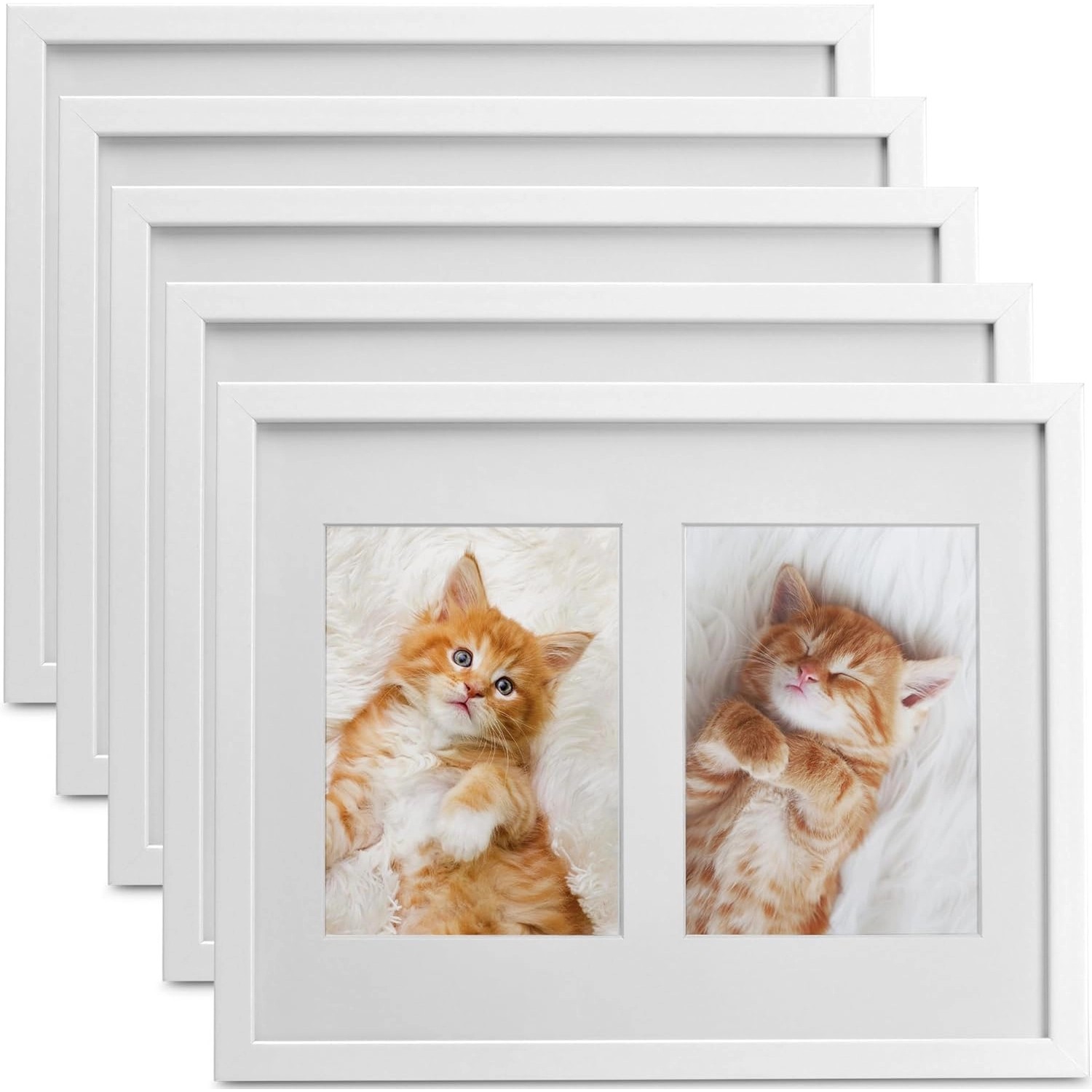 Bomoe Galeria Bilderrahmen 2 Bilder 13x18cm Weiß 5tlg günstig online kaufen