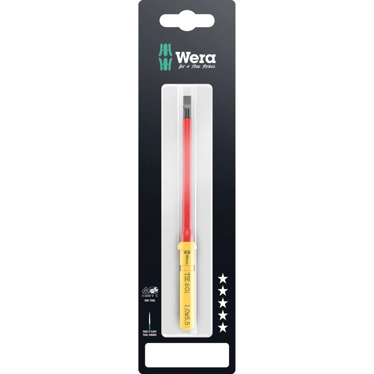 Wera Kraftform Kompakt VDE 60 I Take It Easy SB 05006554001