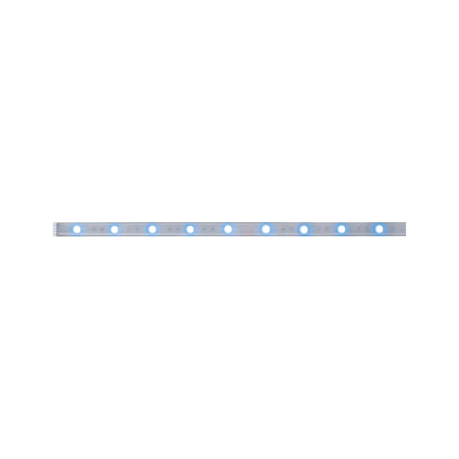 Paulmann MaxLED 250 LED-Stripe, 1 m, RGBW, IP44, silberfarben. LED Leiste mit Farbwechsel.
