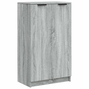 vidaXL Schuhschrank Grau Sonoma 59x35x100 cm Holzwerkstoff 817109