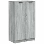 vidaXL Schuhschrank Grau Sonoma 59x35x100 cm Holzwerkstoff 817109