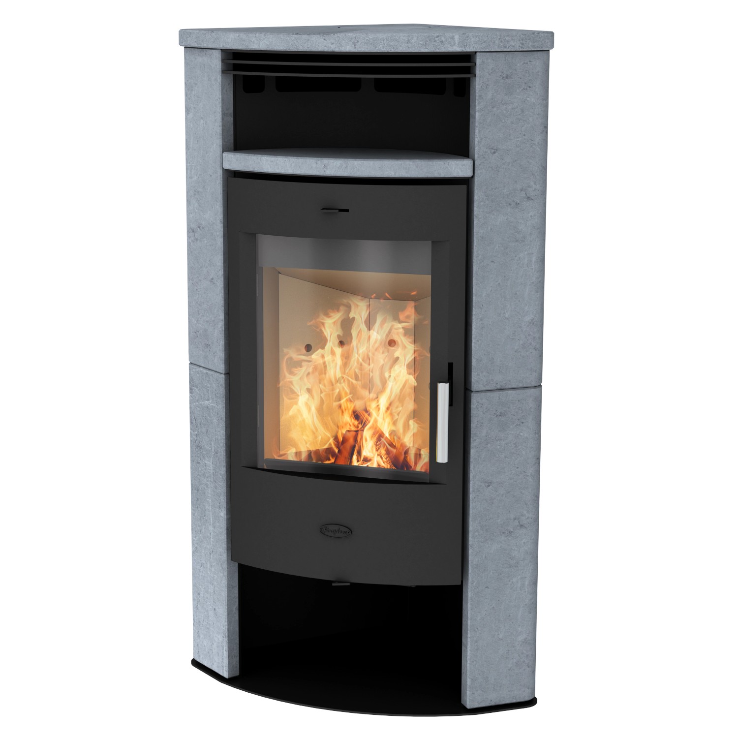 Fireplace Kaminofen Malta Specksteinverkleidung Grau 6 kW günstig online kaufen