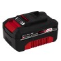 Einhell Power X-Change Akku 18 V 4,0 Ah für Elektrowerkzeuge, schwarz und rot.