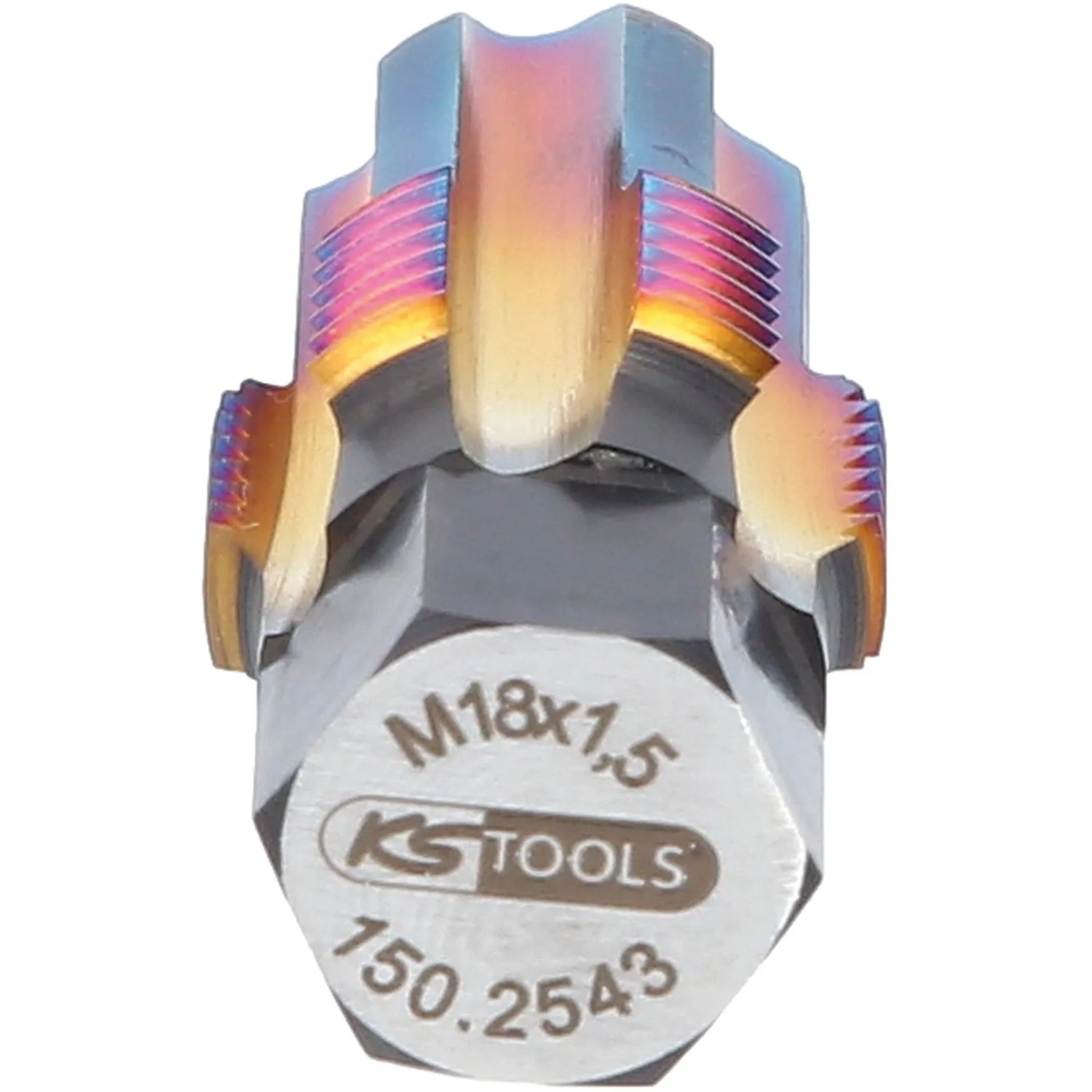 KS TOOLS Gewindeschneider Mit Führungsbolzen Für Lambdasonden M18 X 1 5 150 2543