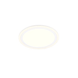 Weiße Reality LED Deckenleuchte Cora, 30x30cm, moderne Lampe für Wohnräume.