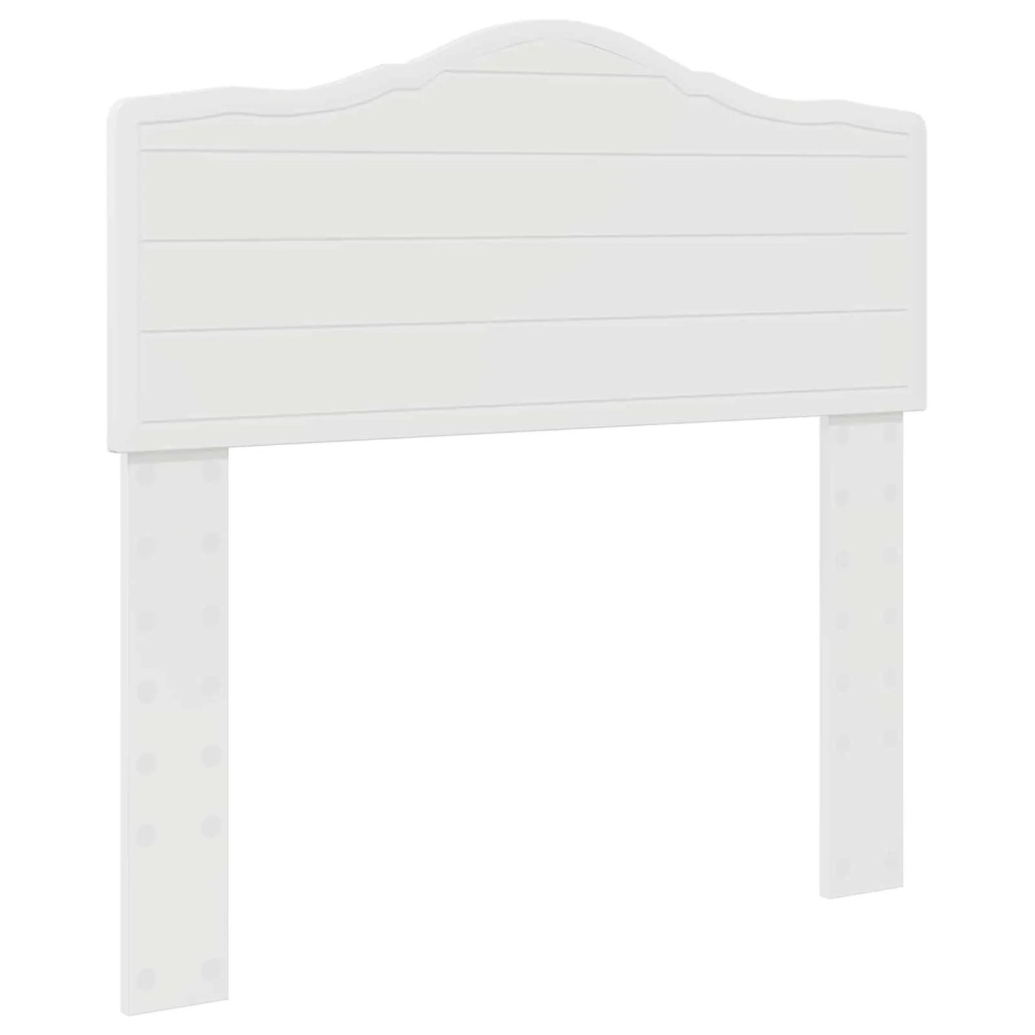 vidaXL Kopfteil mit Kopfteil Glänzend Weiß 80 cm Holzwerkstoff 888720