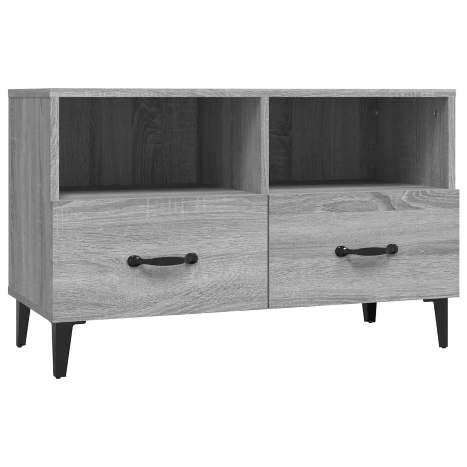 vidaXL TV-Schrank TV-Schrank Grau Sonoma 80x36x50 günstig online kaufen