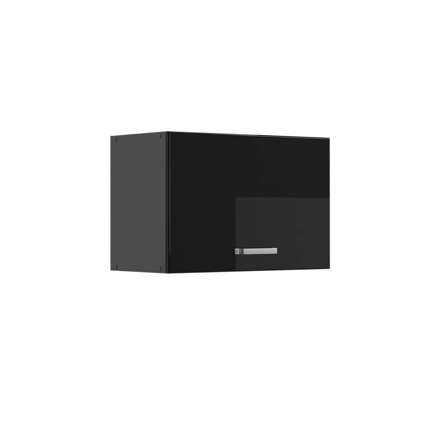 Vicco Hängeschrank R-Line Hängender Küchenschrank Schwarz Hochglanz/Anthrazit 60 cm Flach