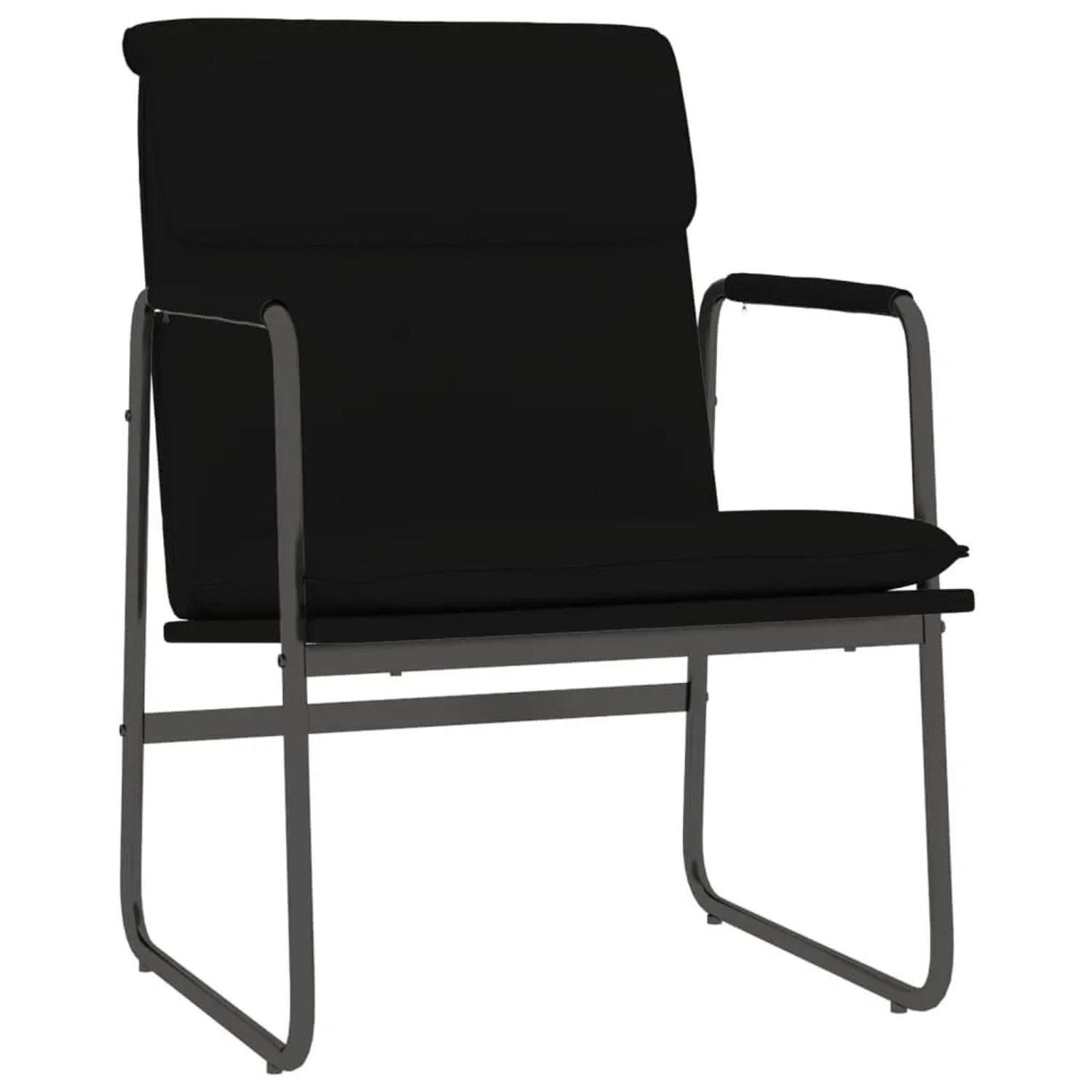 vidaXL Loungesessel Schwarz 55x64x80 cm Kunstleder 351360
