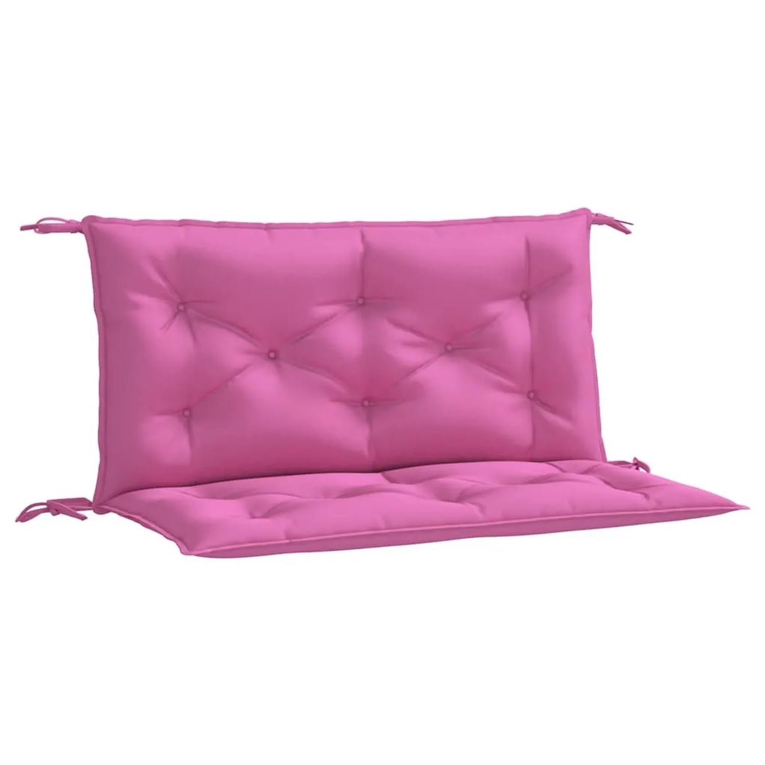 vidaXL Gartenbank-Auflagen 2 Stk Rosa 100x50x7 cm Stoff 361676 günstig online kaufen
