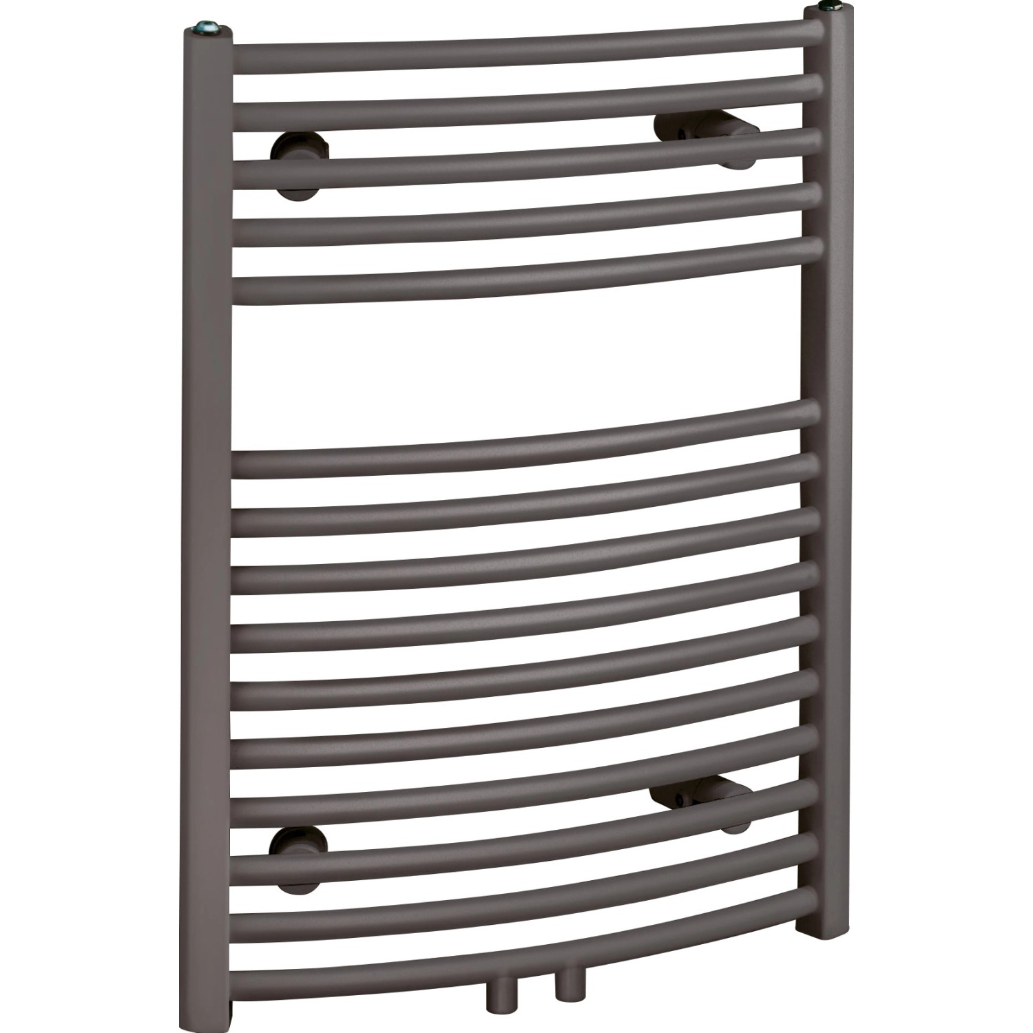 Schulte Design-Heizkörper Europa, 331 W, Anthrazit, mit Mittenanschluss.