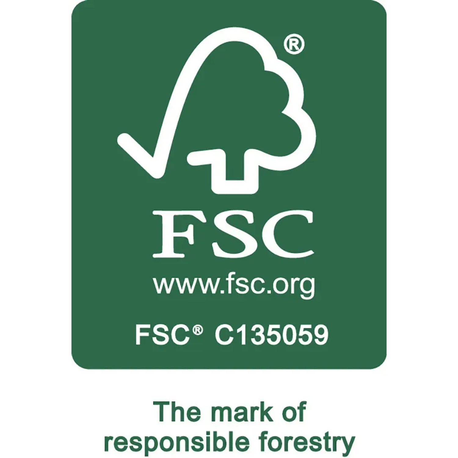 FSC-Siegel: Zeichen für verantwortungsvolle Waldwirtschaft.