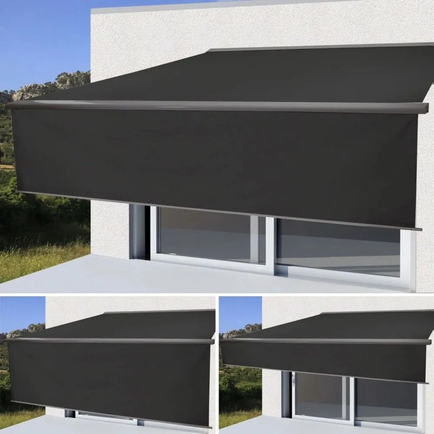 seitenteil für markise am haus SHADEPLUS Sonnenschutz Wohnmobil Seitenwand Markise, Black Mesh Seitenteil, Universal Wohnwagen Seitenteil, UV-Schutz und Sichtschutz Sunblocker Auto & Motorrad atelier auto Songmics Sitzhocker mit Stauraum, Abmessungen:10