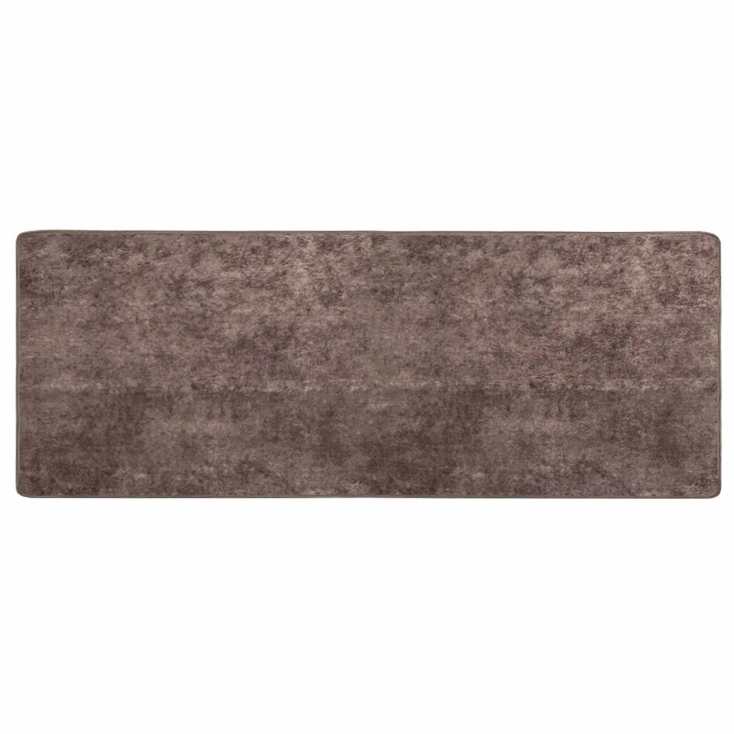 vidaXL Teppichläufer MARSA Grau 250 x 100 cm Polyester und PVC 42023200