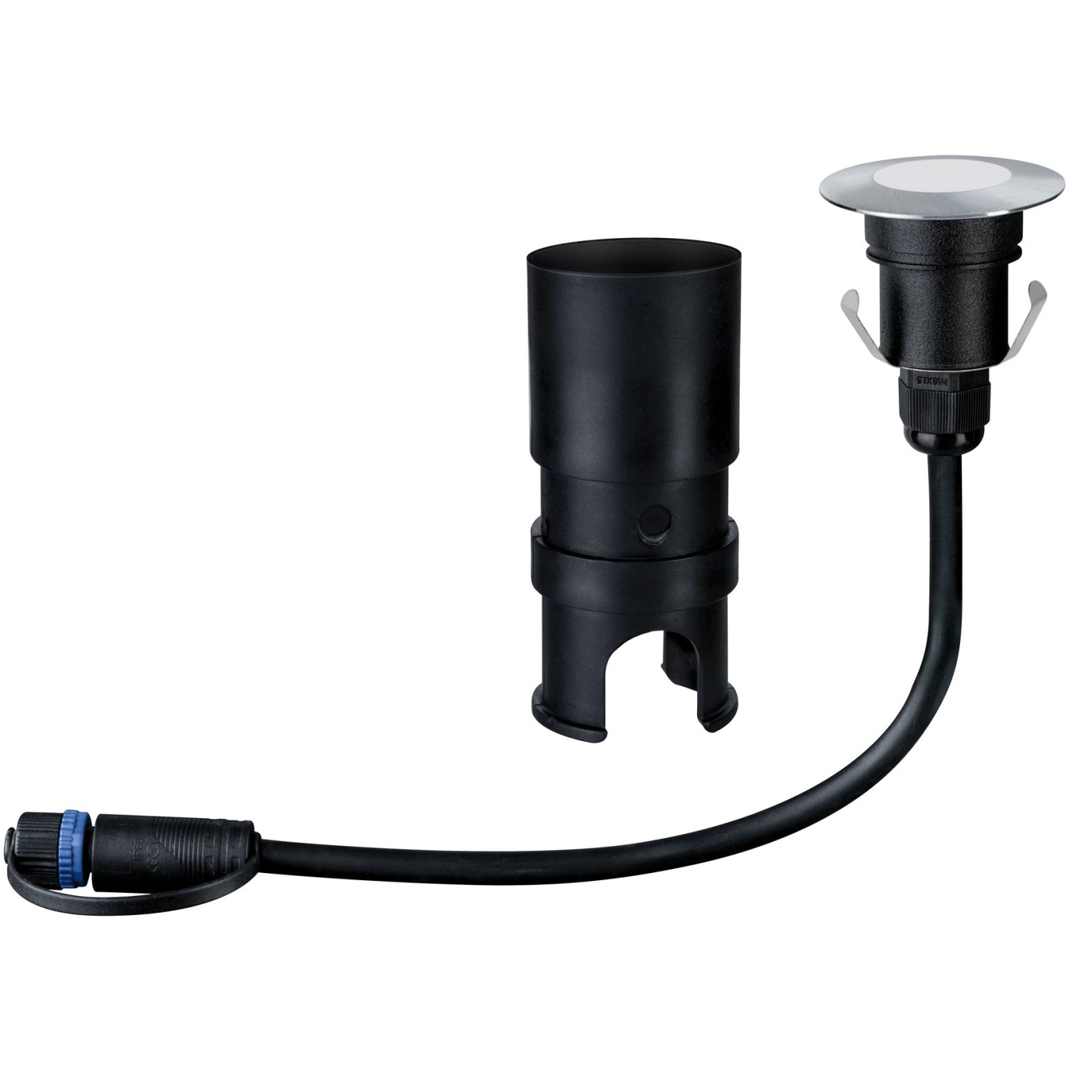 Paulmann Plug & Shine LED Bodeneinbauleuchte Floor Mini, warmweiß, mit Zubehör.
