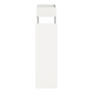 Weißes Anstellregal Free mit Schubkasten, 101x29x60 cm, für Bad oder Wohnraum.