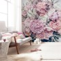 Komar Vliesfototapete Zestful mit Blumenmuster im Wohnraum, 200x250 cm.
