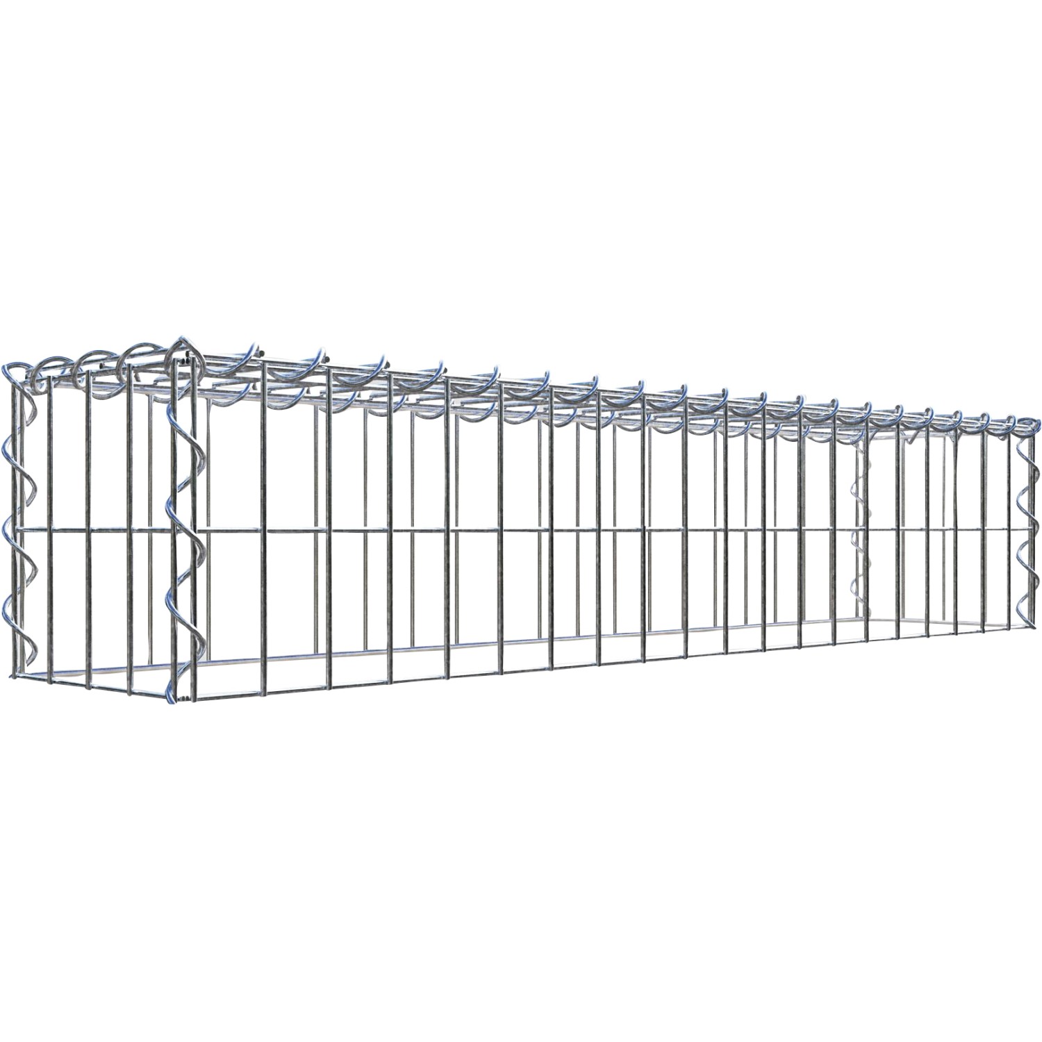 Gabiona Gabione-Anbaukorb Typ 3 20 x 100 x 20 cm Maschenw 5 x 10 cm