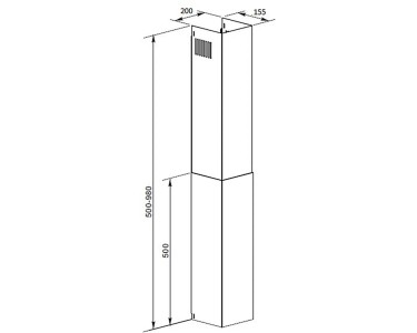 Miele DAS4631 125 Edition Abluft/Umluft Dunstabzugshaube/Esse Unterbau