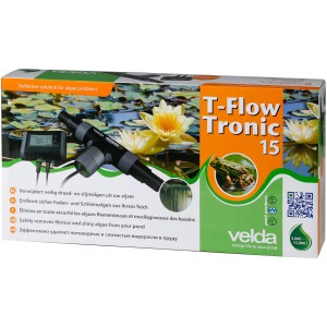 Velda Fadenalgenentferner T-Flow Tronic 15 für Teiche bis 15.000 Liter.