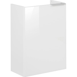 Fackelmann Waschbeckenunterschrank SBC, weiß, 44 cm breit. Badmöbel zur Wandmontage.
