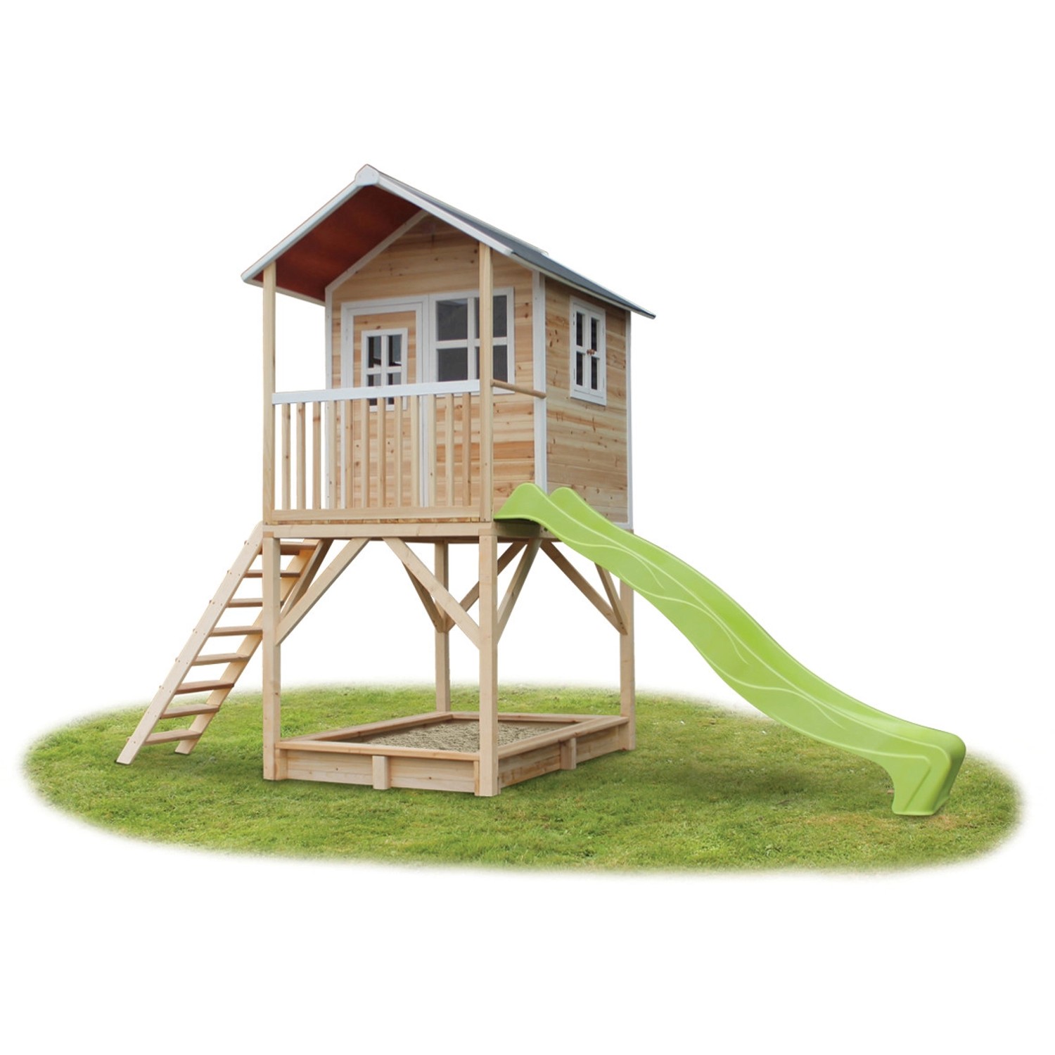 EXIT Loft 700 Holzspielhaus - naturel