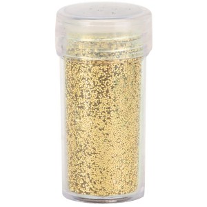 Deko-Effektflitter Gold in Dose, 14 ml, für Bastelarbeiten und Dekorationen.