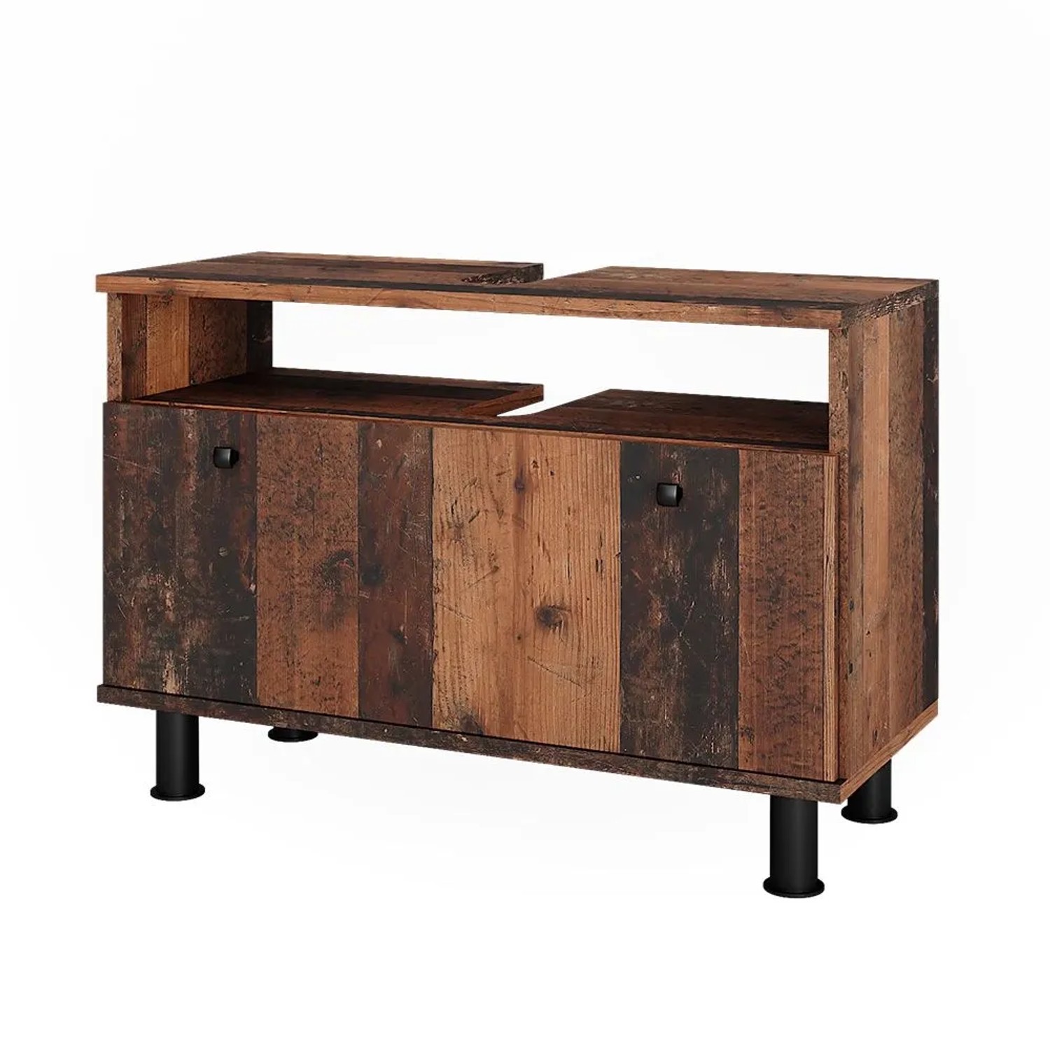 Vicco Waschbeckenunterschrank Fynn Oldstyle 80 x 54 mit Schublade
