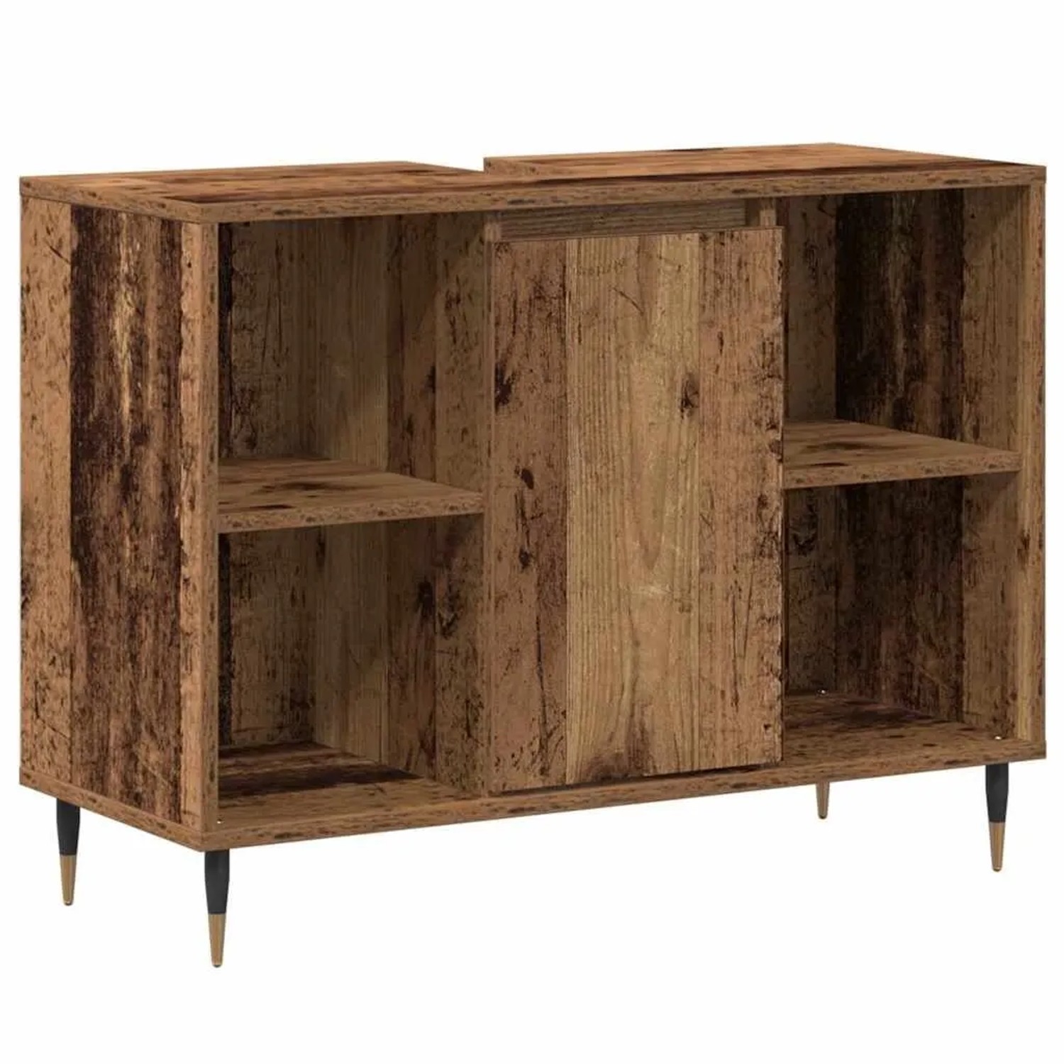 vidaXL Badezimmerschrank mit Tür Altholz 80 x 33 x 60 cm Holzwerkstoff 8738 günstig online kaufen