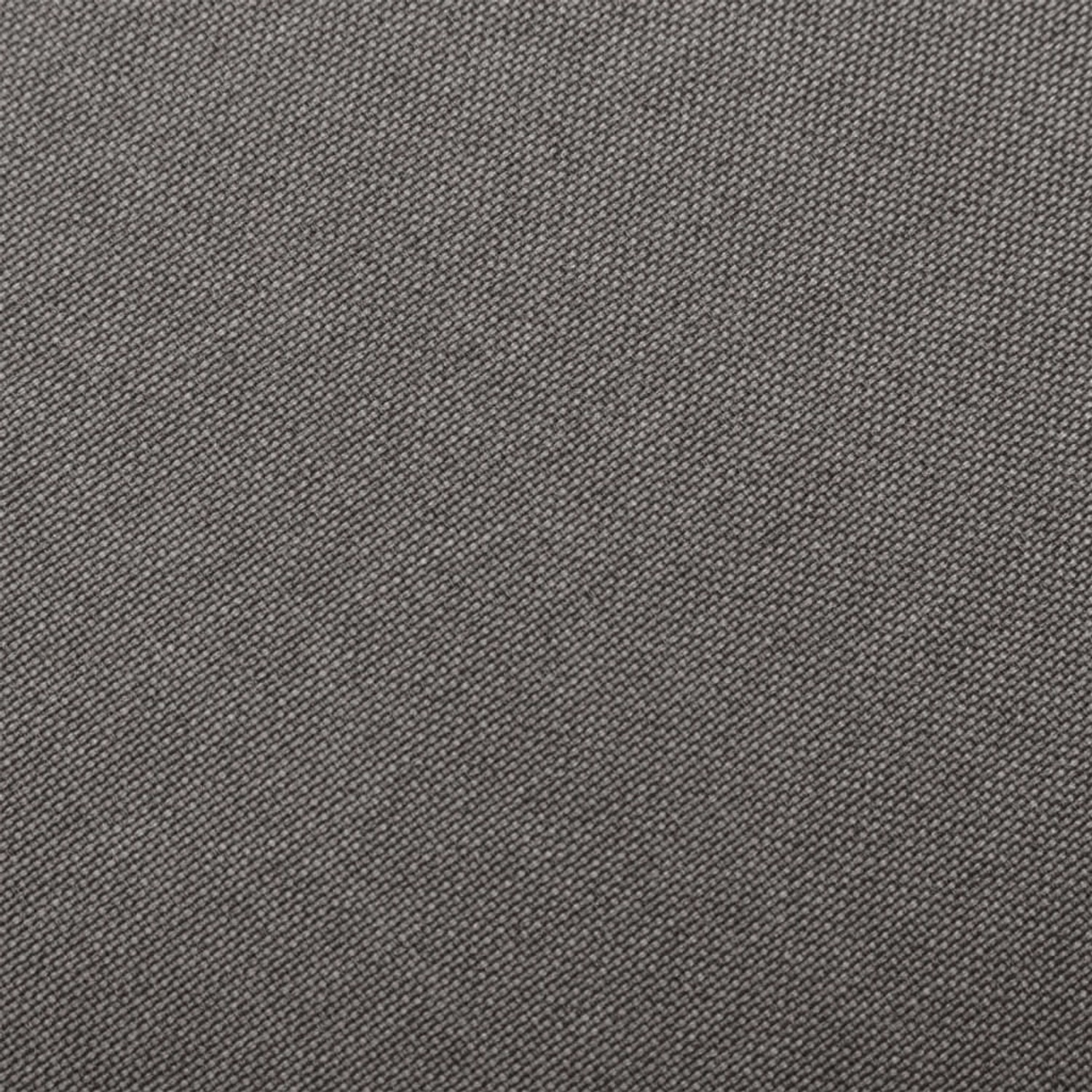 Nahaufnahme des hellgrauen Stoffbezugs vom vidaXL Schaukelstuhl Modell 1.