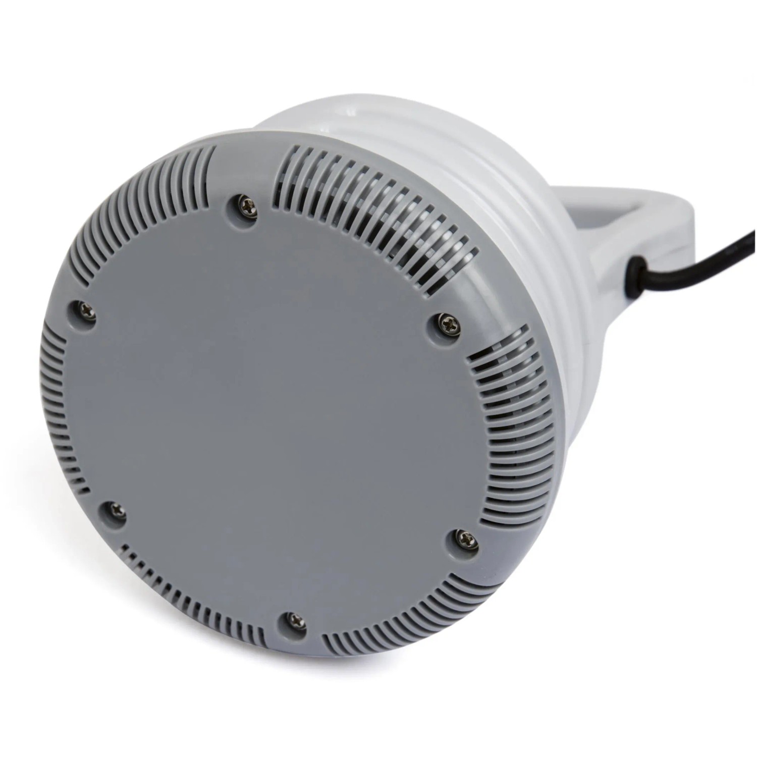 Bestway Flowclear Tauchpumpe, 80W, chlorfest, Unterseite mit Lüftungsschlitzen.