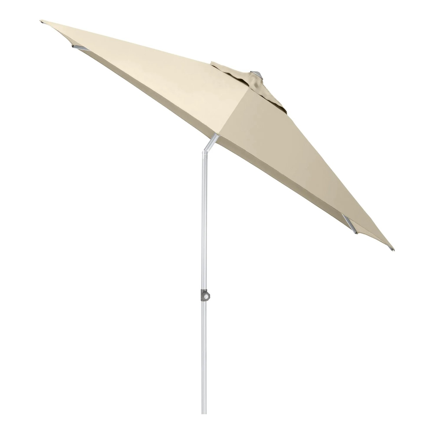 Kettler Marktschirm Ø 300 cm Natur mit Push-Up Mechanik