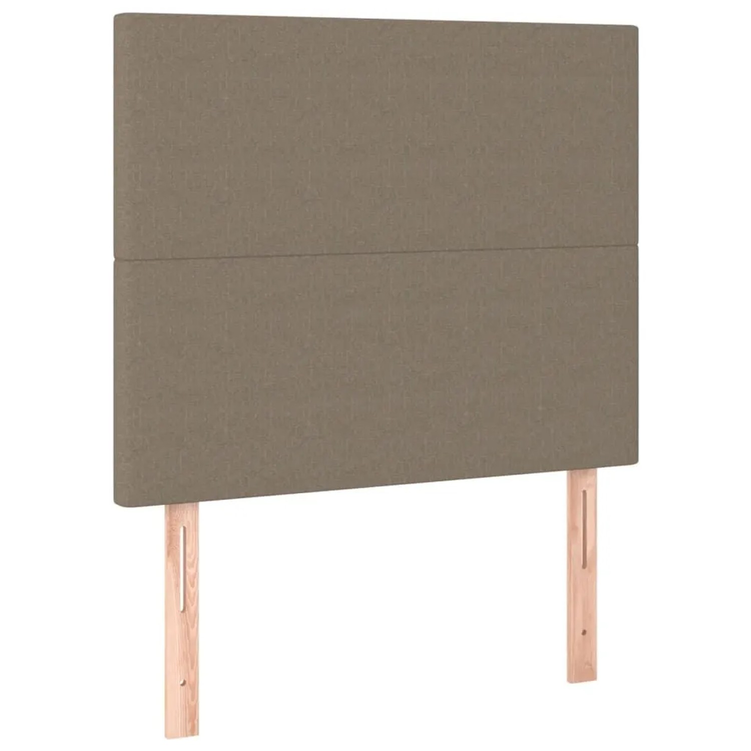 vidaXL Kopfteil Taupe 80x5x118/128 cm Stoff 3116030
