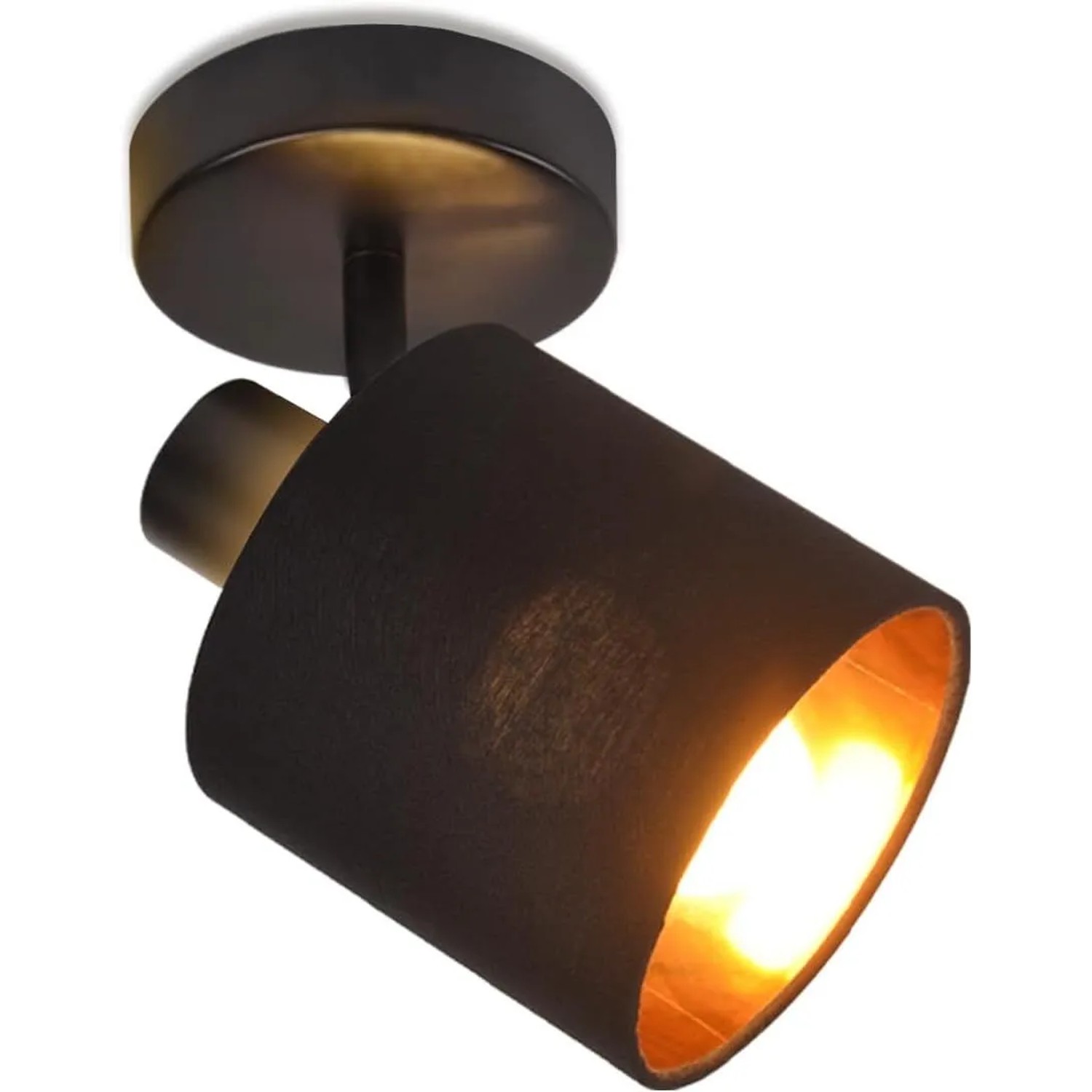 NETTLIFE Deckenstrahler aus Metal L21Schwarz