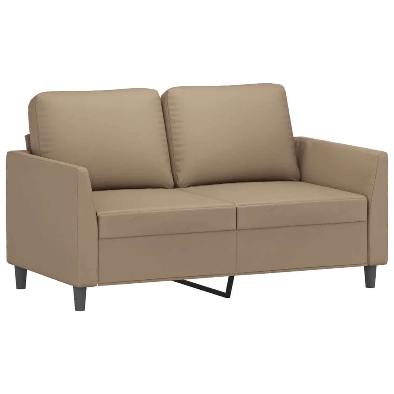 vidaXL 2-Sitzer-Sofa Cappuccino-Braun 120 cm Kunstleder 359332 günstig online kaufen