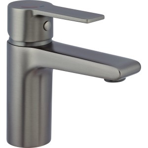 Waschtischarmatur Bisenzio Einhebel in Gunmetal für moderne Badezimmer.