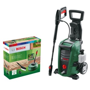 Bosch Universal Aquatak 125 Hochdruckreiniger mit Home and Car Zubehörset.